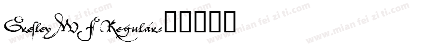 Gresley WF Regular字体转换